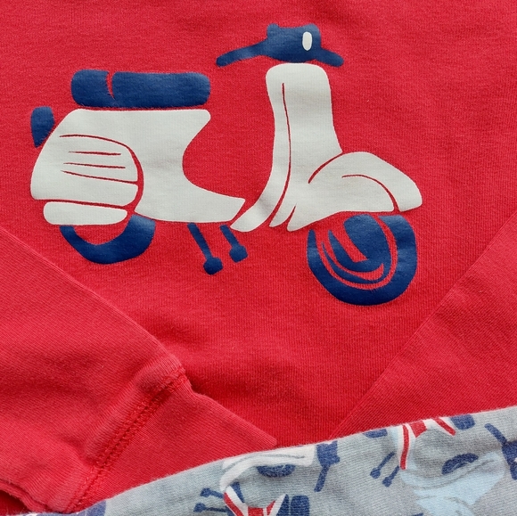 2011 Mini Boden twin pack UK scooter pajamas size 7 - Picture 4 of 16